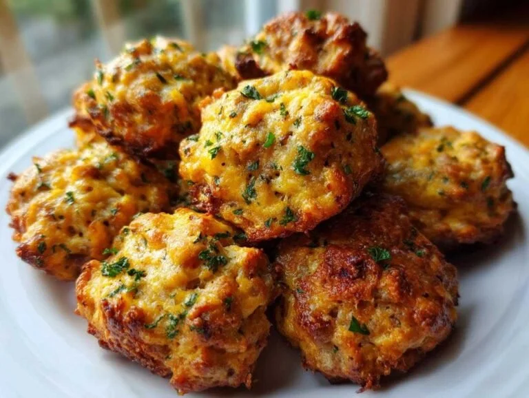 Delicious cream cheese sausage balls platter served as an appetizer