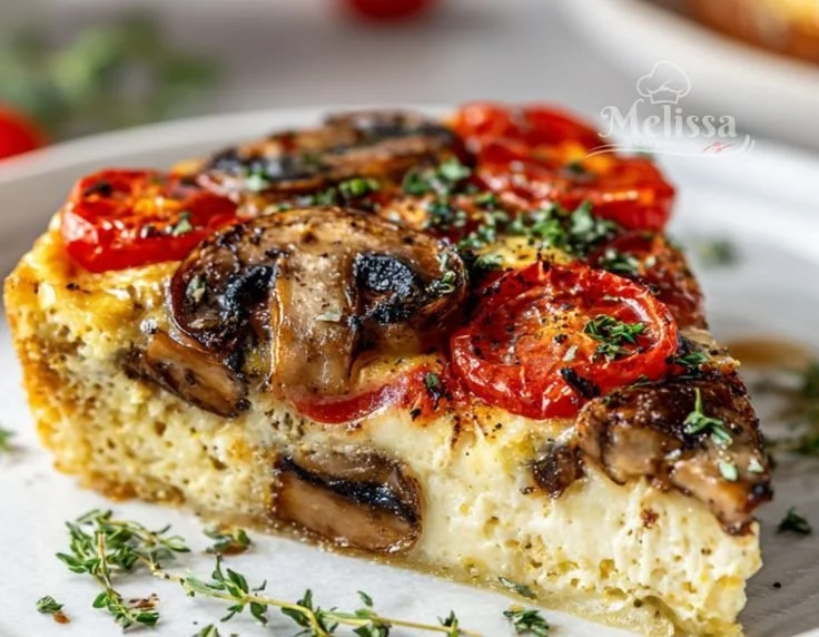 Delicious Keto Crustless Quiche served on a plate, perfect for low-carb diets