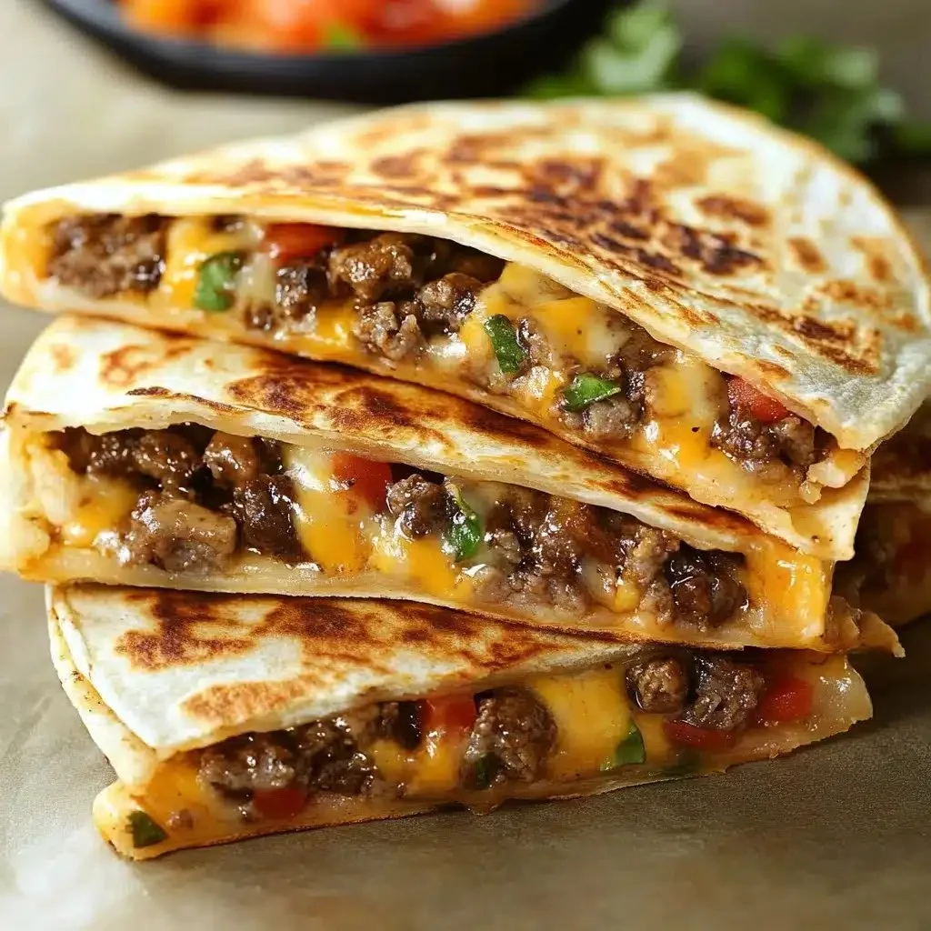 Delicious Smashburger Quesadillas served crispy and packed with flavor