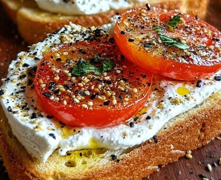 5-Ingredient ricotta and tomato sourdough toast recipe