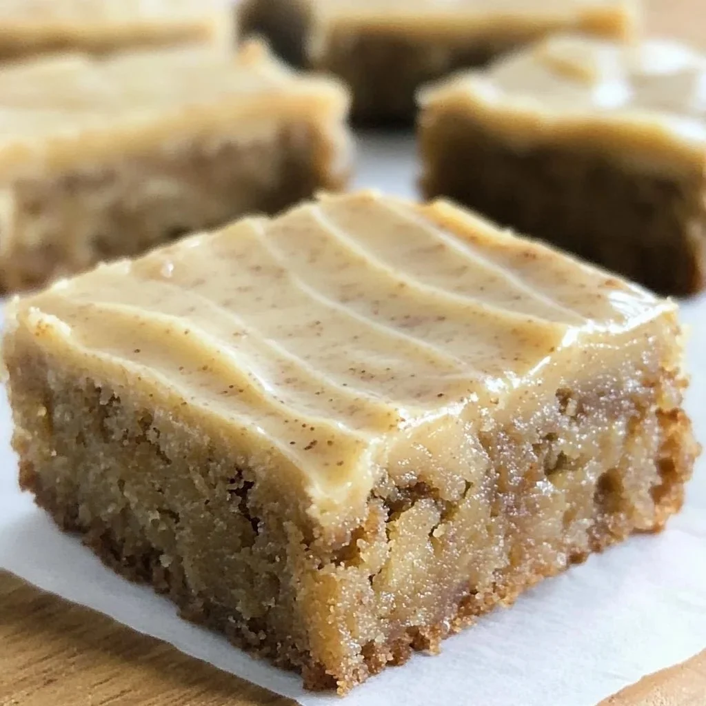 Delicious moist banana bread blondies with chocolate chips and nuts