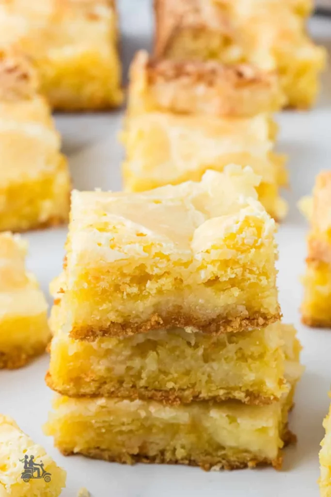 Delicious ooey gooey Bar Delights ready to be enjoyed.