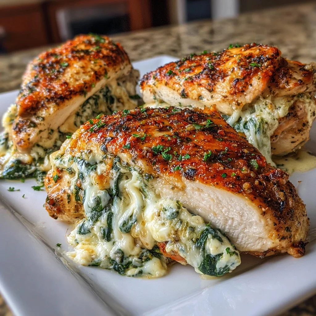 Delicious Stuffed Chicken Copycat Recipe on a plate