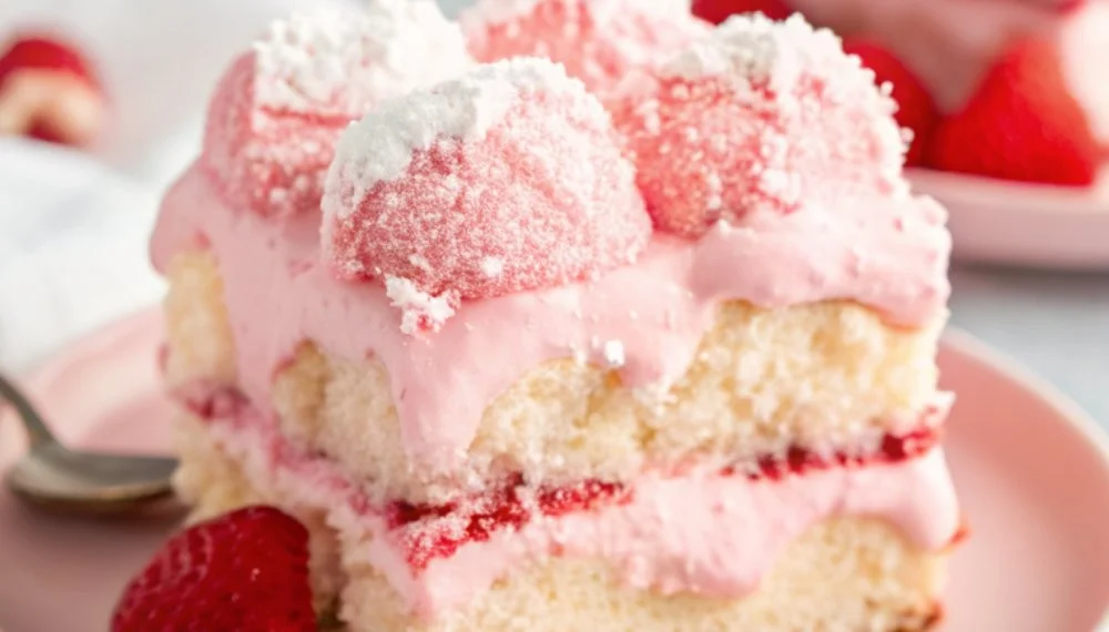White chocolate raspberry tiramisu dessert garnished with fresh raspberries
