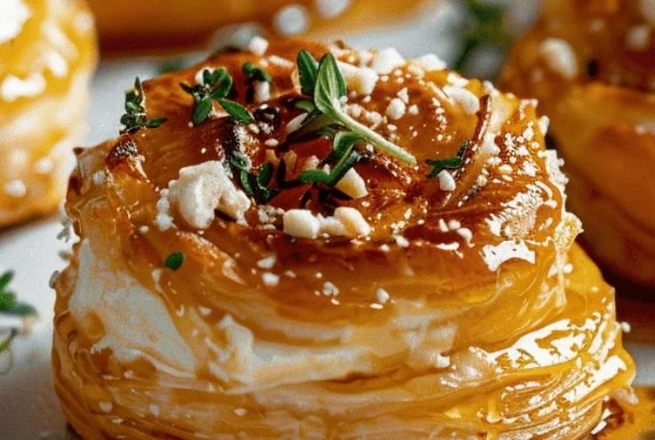 Delicious goat cheese and honey bites served on a plate