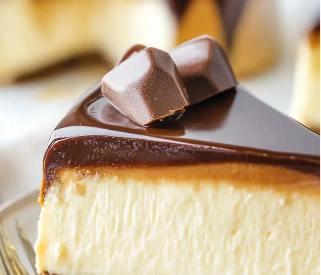 Luxurious millionaire cheesecake with rich layers and creamy toppings
