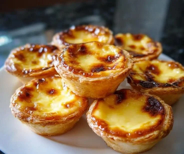 Mini custard tarts that melt in your mouth and delight the taste buds
