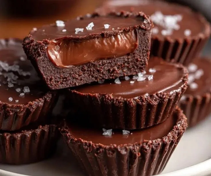 Delicious Mini Milk Chocolate Ganache Cups, perfect for chocolate lovers