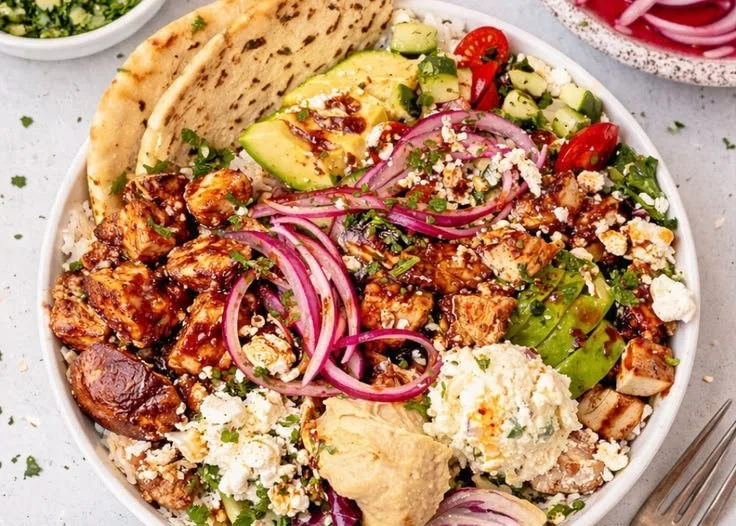 Delicious Harissa Honey Chicken dish inspired by CAVA's popular recipe