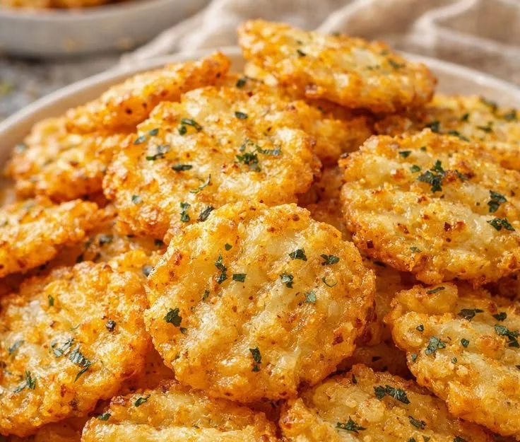 Cheesy garlic Ritz bites, a viral buttery snack made with rich flavors.