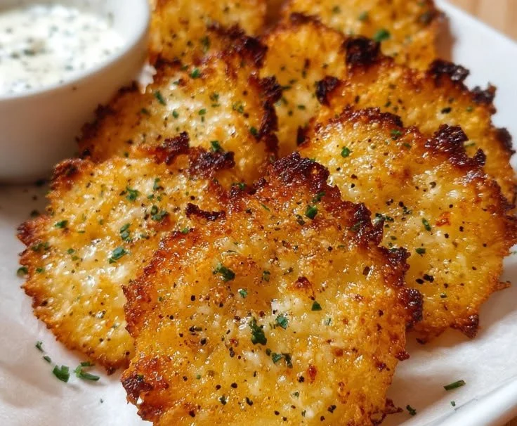 Crispy cottage cheese chips snack ready to enjoy.