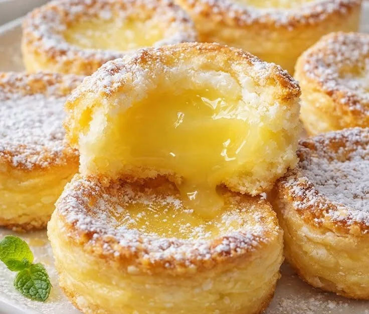 Delicious Lemon Impossible Mini Pies recipe perfect for dessert enthusiasts.