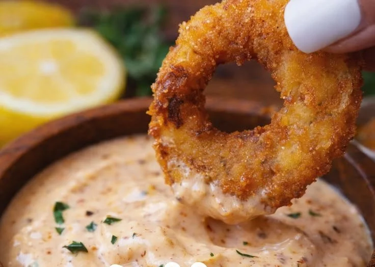 Delicious Louisiana Remoulade Sauce served on a plate with seafood