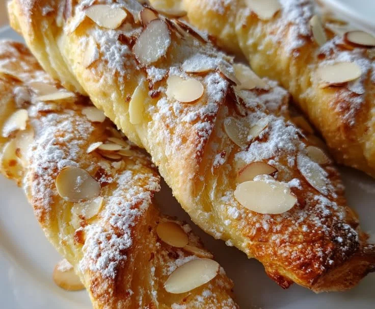 Soft ricotta almond biscuit twists on a plate, ready to enjoy.