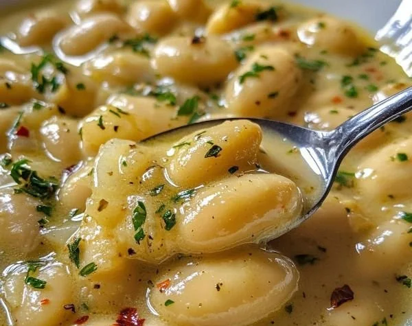 Delicious butter beans recipe with fresh ingredients and seasonings