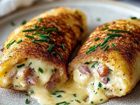 Cheesy Chicken Cordon Bleu served with crispy breadcrumbs and melting cheese