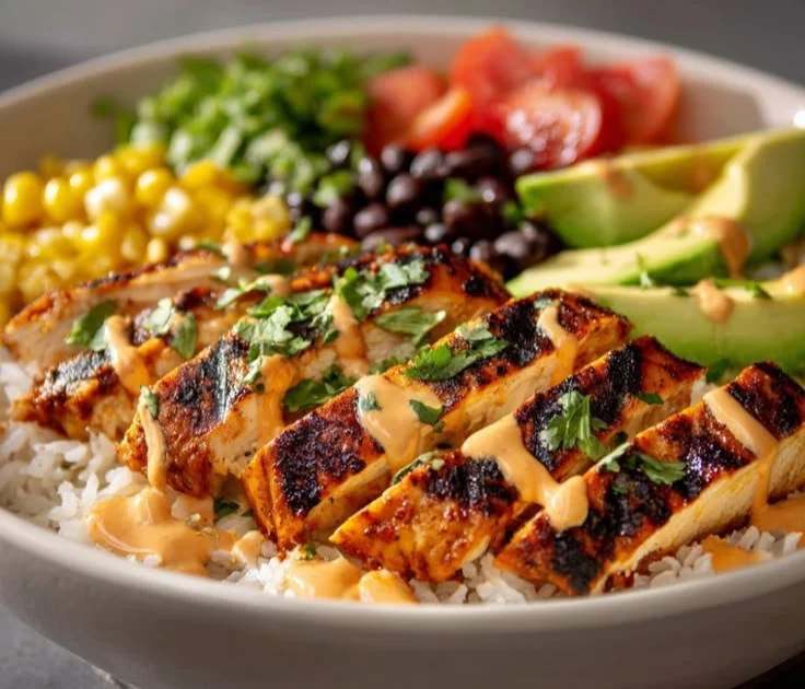 Delicious Chipotle Chicken Bowl with fresh ingredients and vibrant flavors
