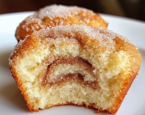 Delicious homemade cinnamon muffins fresh out of the oven