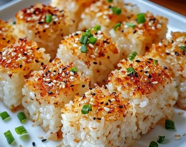 Bowl of crispy rice, golden and crunchy, perfect for snacking or recipes.