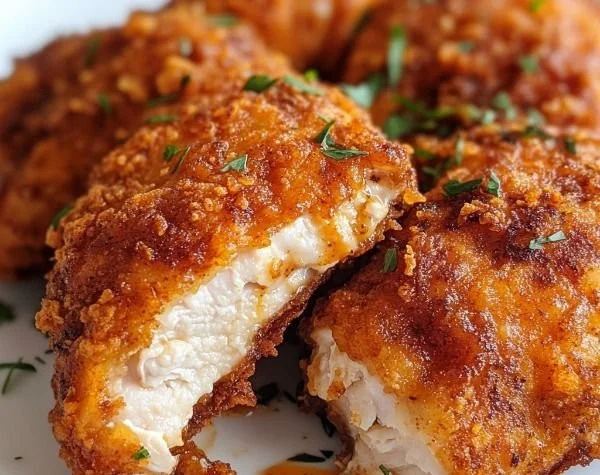 Crispy Spicy Buttermilk Fried Chicken served with sides