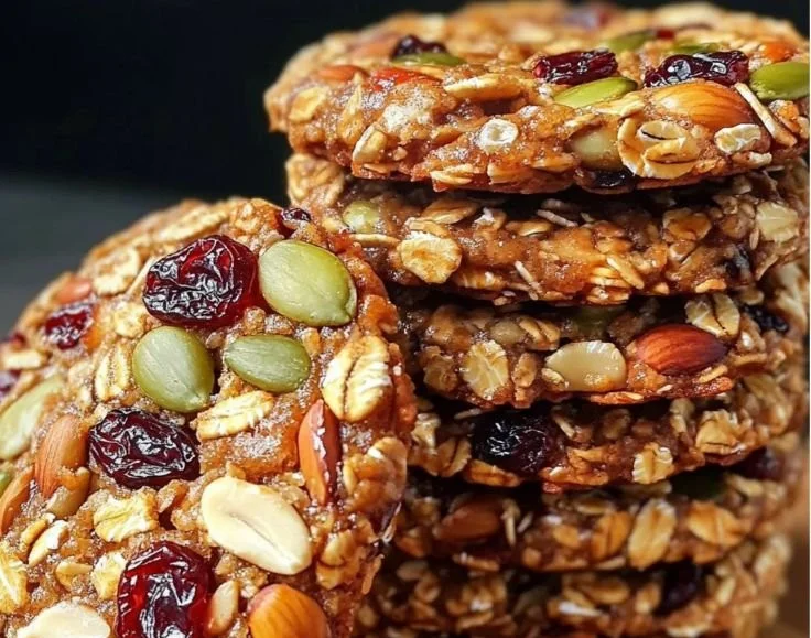 Healthy Nut & Seed Energy Cookies packed with nutrients for energy and vitality.