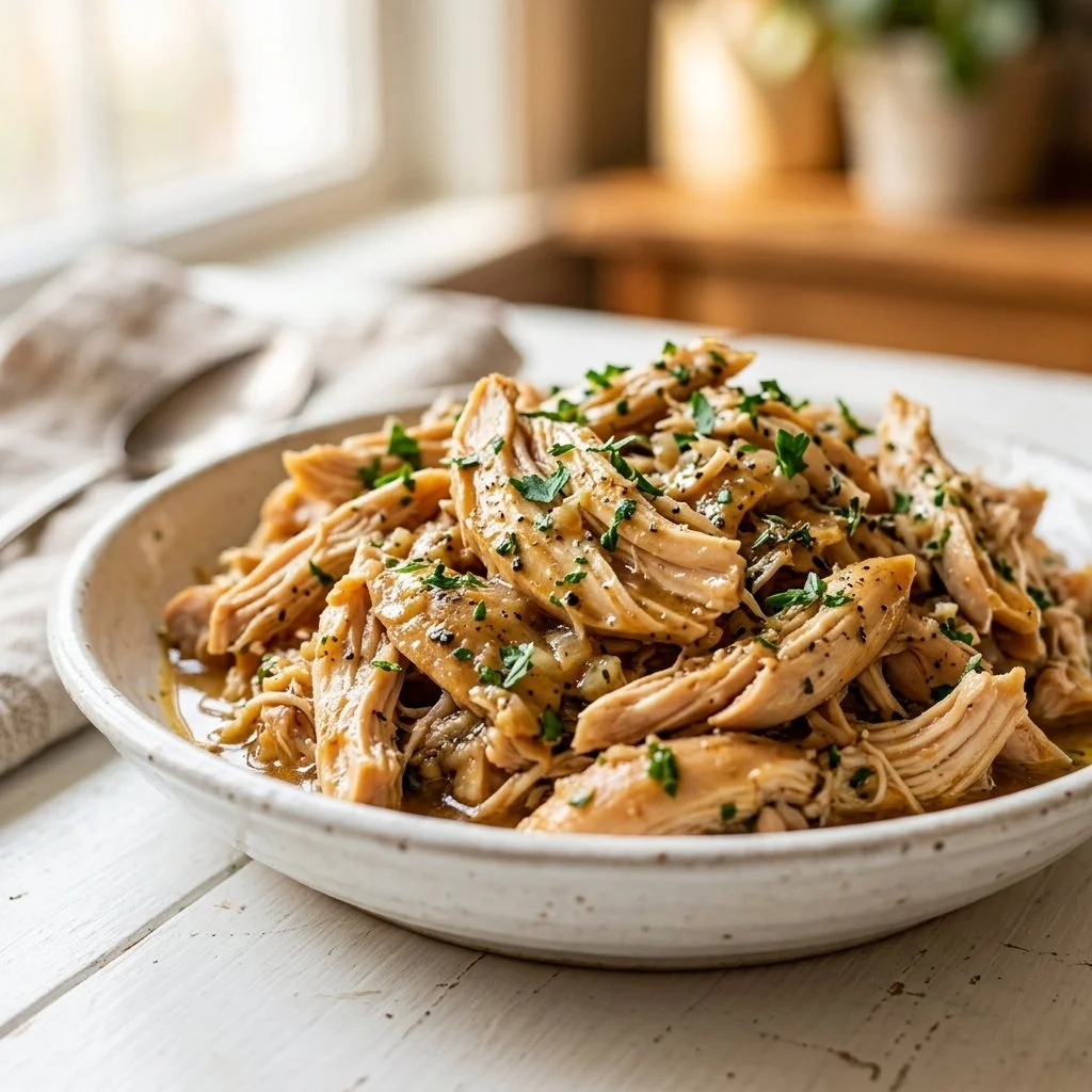 Delicious Instant Pot chicken recipe served on a plate